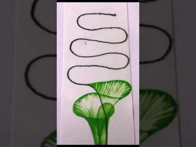 VẼ TRANH CHỈ BẰNG 1 SỢI DÂY