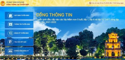 Hướng dẫn tuyển sinh trực tuyến cho trẻ mầm non 5 tuổi.