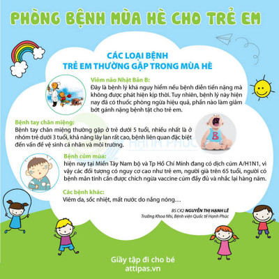 PHÒNG BỆNH MÙA HÈ CHO BÉ