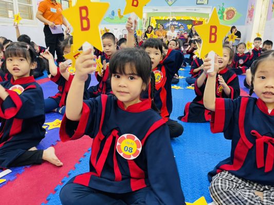 Những gương mặt vui tươi rạng rỡ khi tham gia cuộc thi