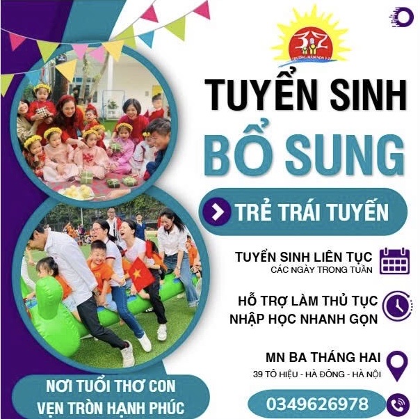 📣📣📣THÔNG BÁO TUYỂN SINH TRẺ TRÁI TUYẾN NĂM HỌC 2025-2026👌