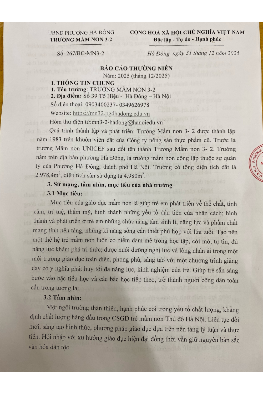 Báo cáo thường niên